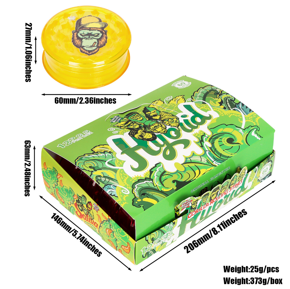 GORILLA ROLLING STARS Plastik-Grinder