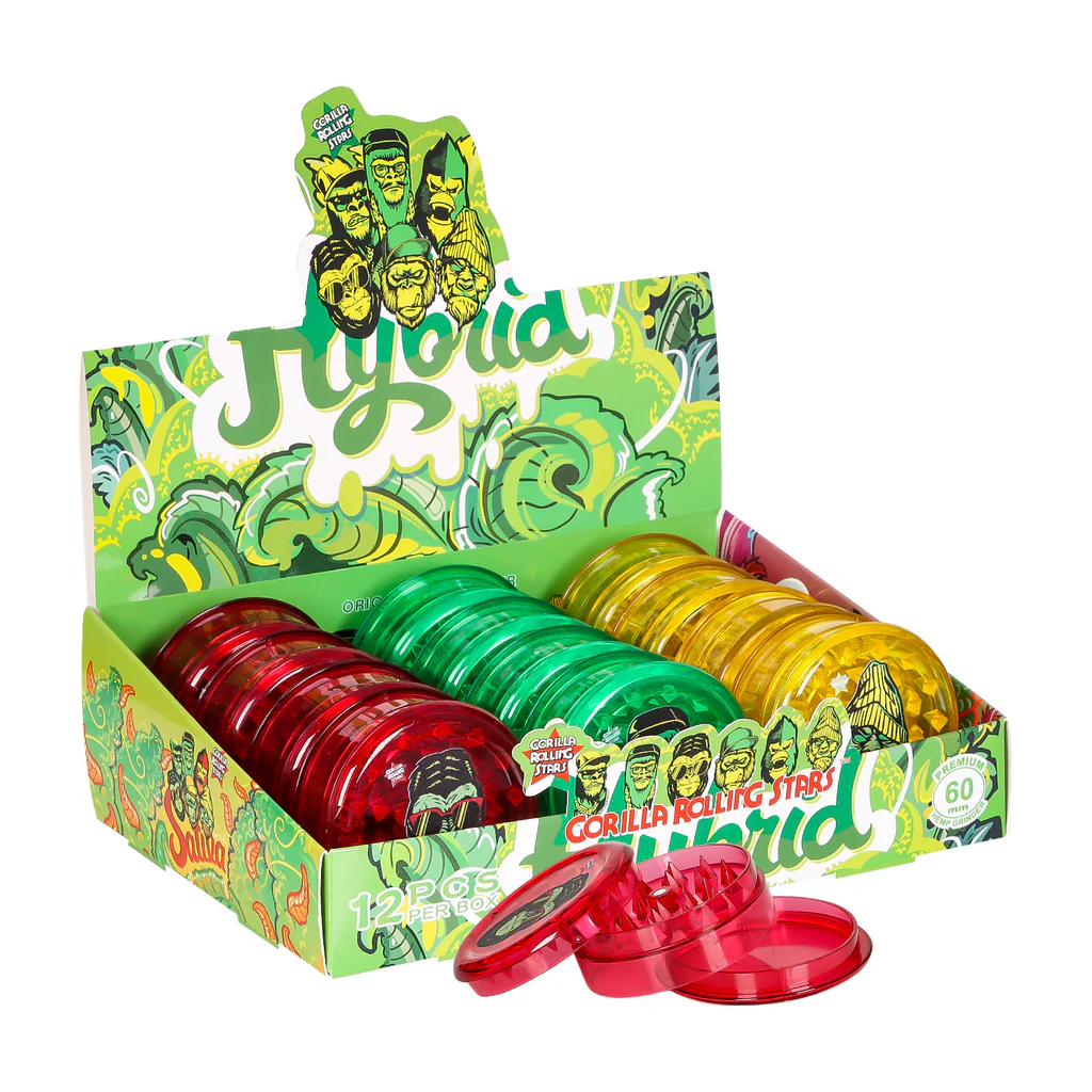 GORILLA ROLLING STARS Plastik-Grinder - Ansicht 2