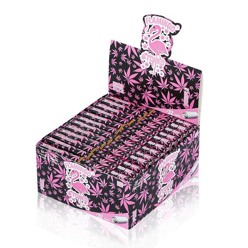 STONED FLAMINGO Hemp Papers + Tips — 110mm