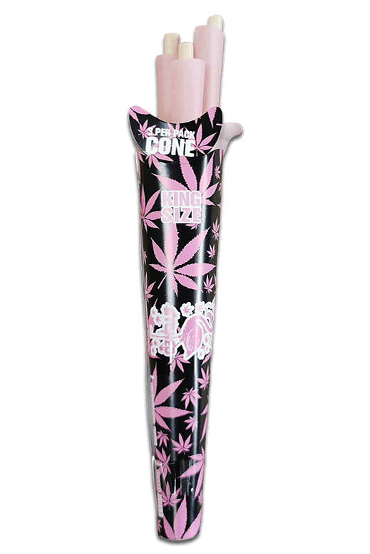 STONED FLAMINGO Hemp Cones (3 Stk.) — PINK