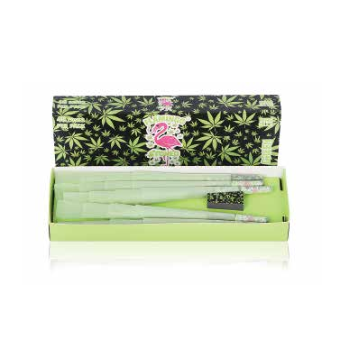 STONED FLAMINGO Hemp Cones (40 Stk.) — GREEN