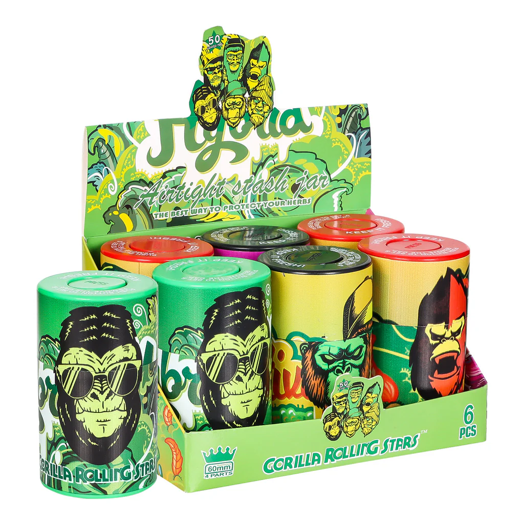 GORILLA ROLLING STARS 165ml Vacuum Jar