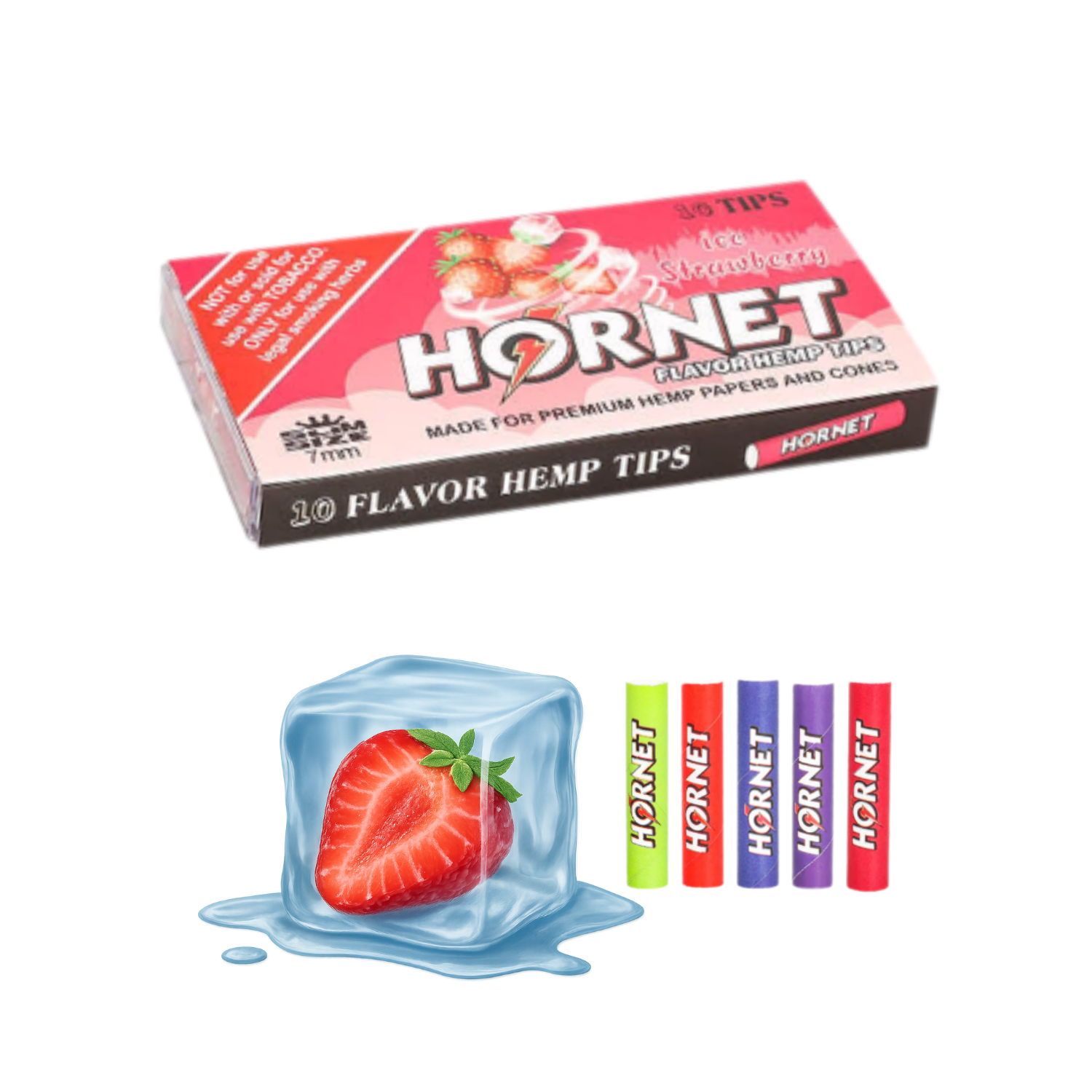 HORNET Flavor Pop Filter (10 Stk.) — Strawberry