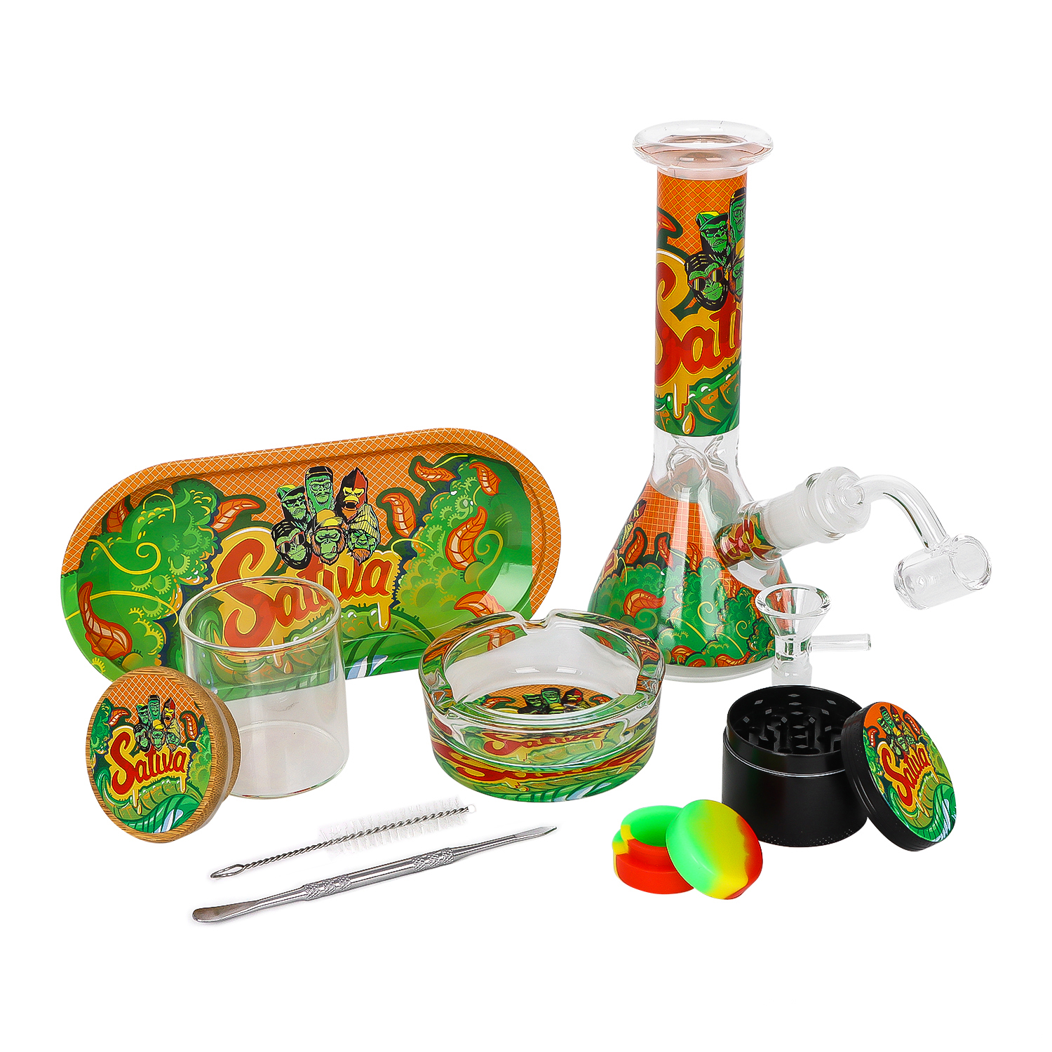 Bong Gift Set — GORILLA ROLLING STARS