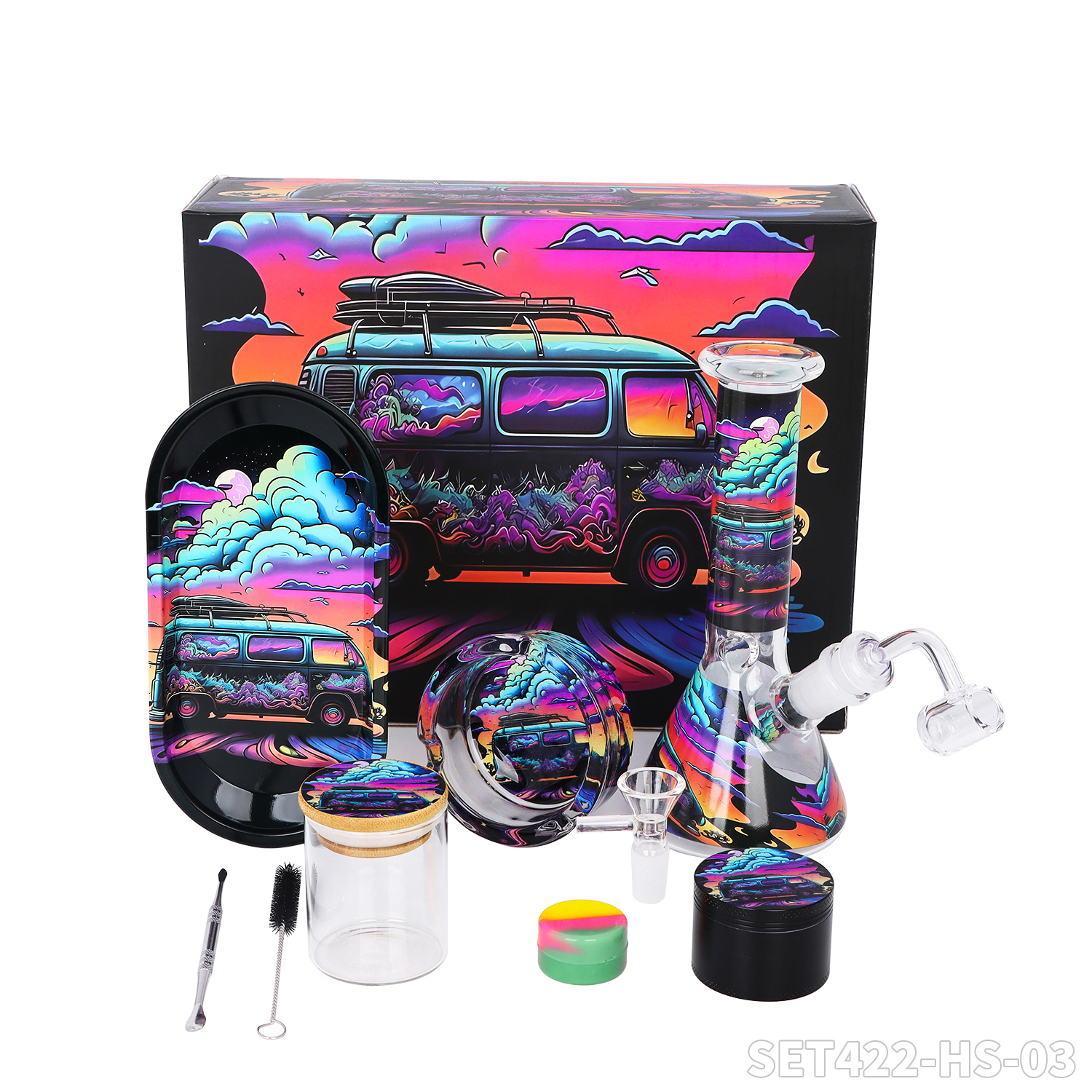 Bong Gift Set — TRIPPY TRAVEL BUS