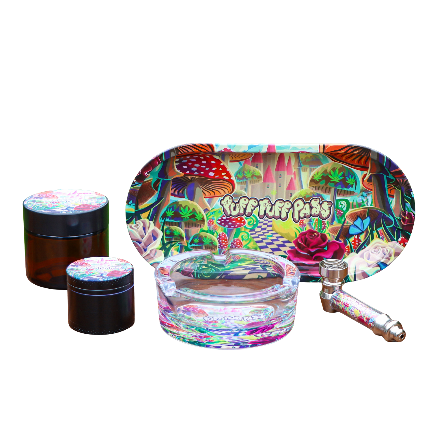 Pipe Gift Set — PUFF PUFF PASS (Wonderland)