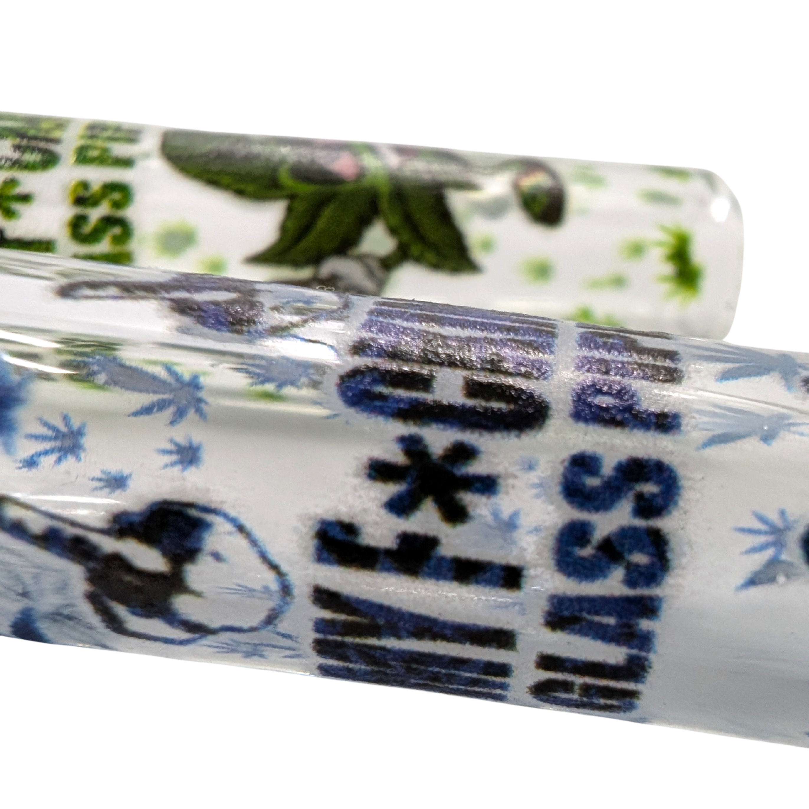 PIPE SET: Glaspfeife mit Metallkopf + Grinder + Siebe - Ansicht 4