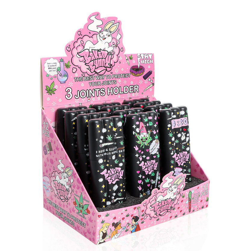 BAKED BUNNY Zigaretten Tube 3er — black