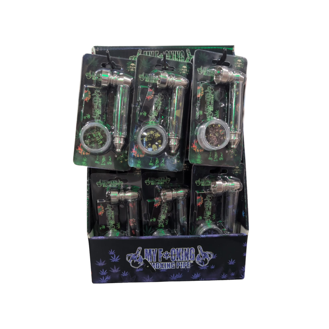 PIPE SET: Metallpfeife + Grinder + Siebe - Ansicht 2