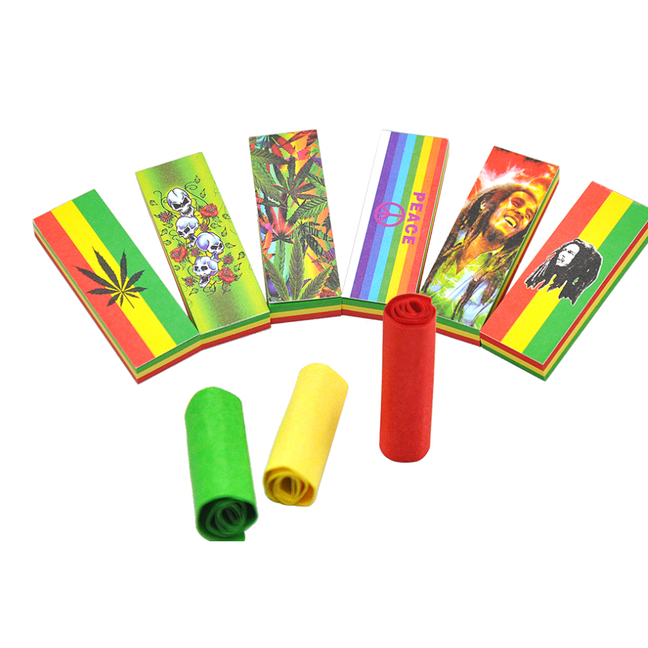 HORNET Rasta-Filtertips dreifarbig — HORNET Rasta-Filtertips dreifarbig