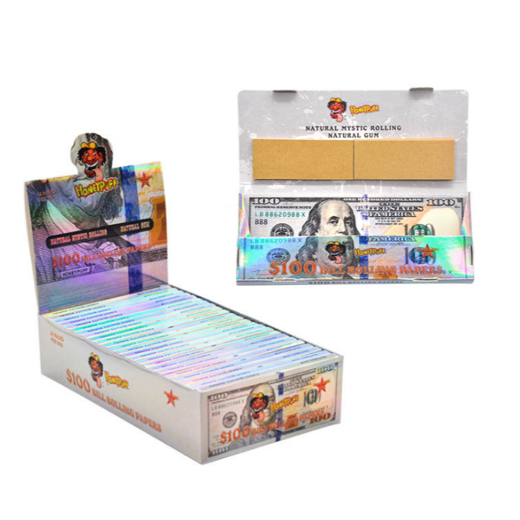 HONEYPUFF Dollar & Euro Papers — DOLLAR-Print Papers + Tips 110mm